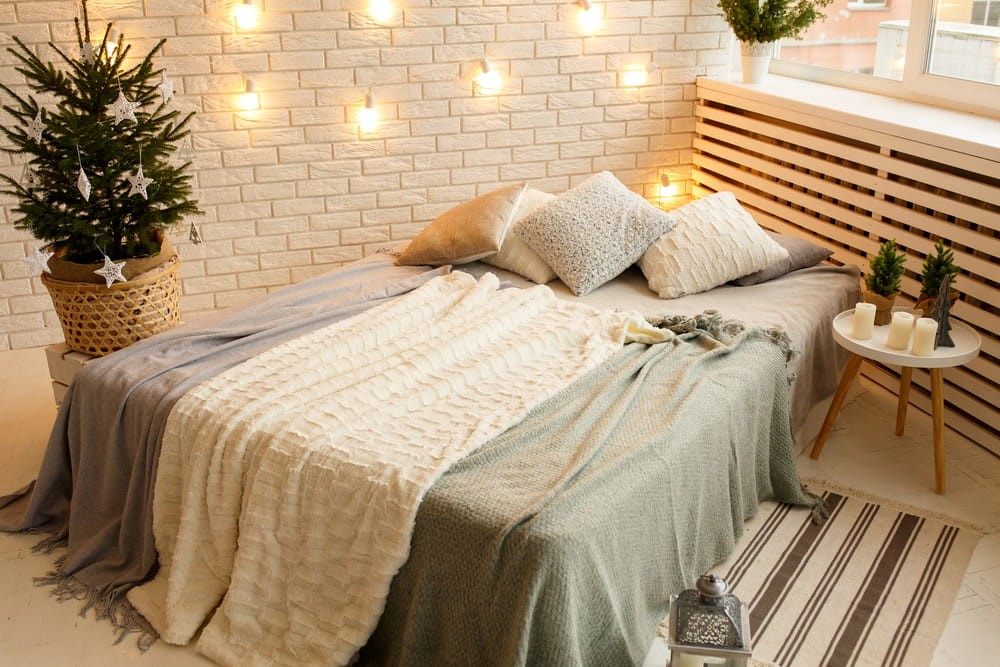 chambre deco cosy avec lumière