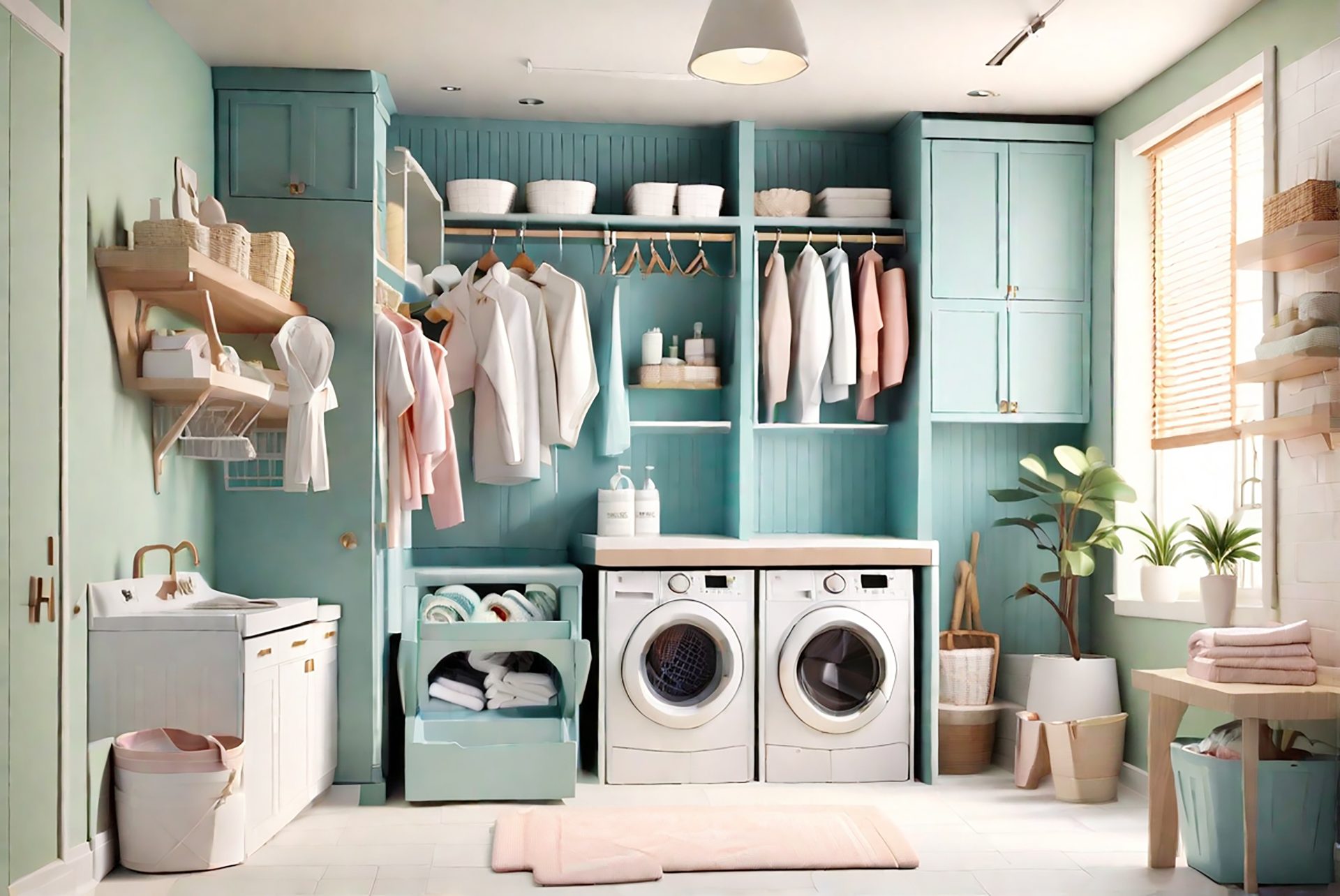 Déco buanderie : 14 astuces pour un espace fonctionnel