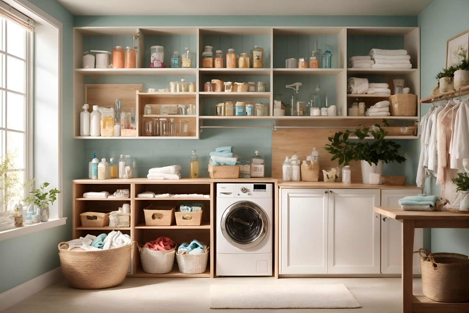 Déco buanderie : 14 astuces pour un espace fonctionnel