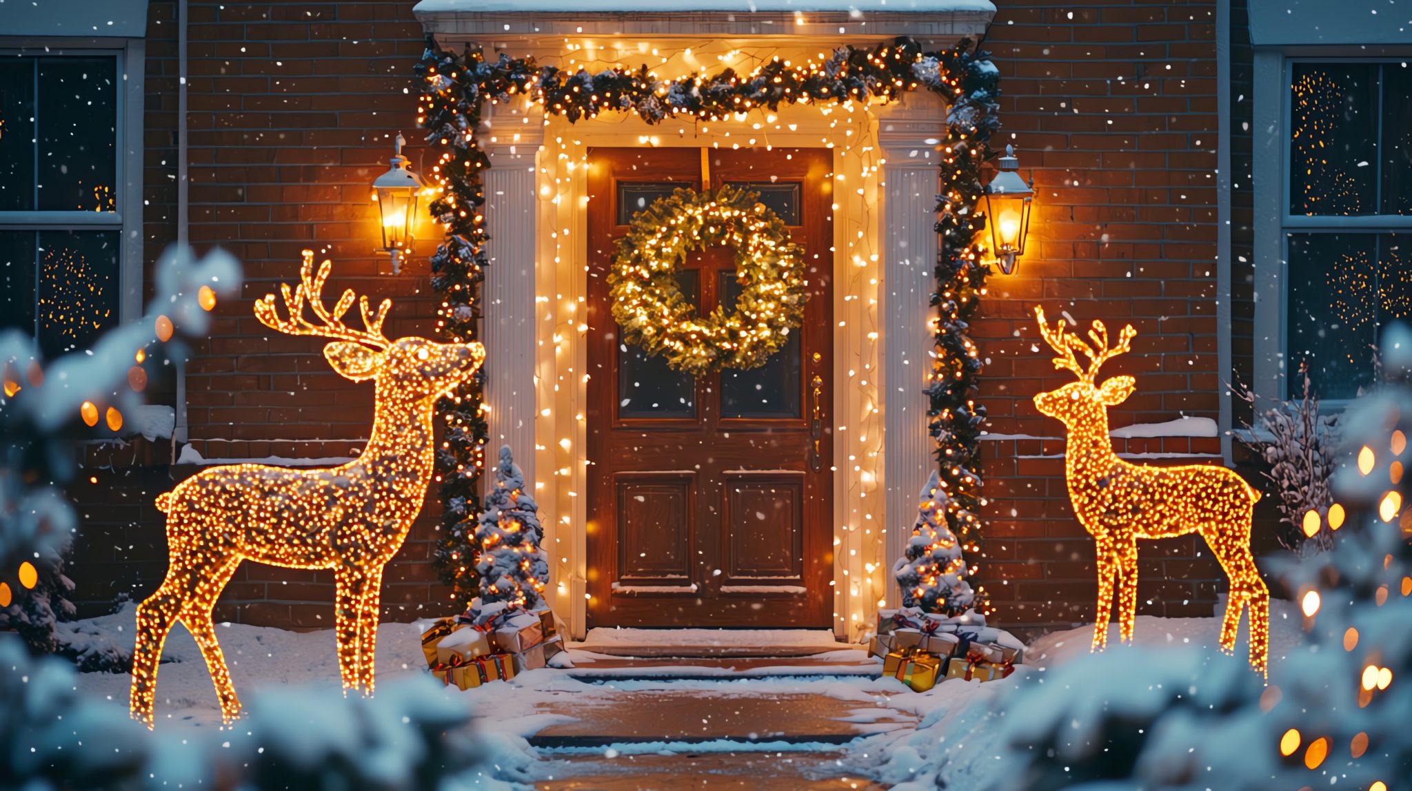 Décoration De Noël Extérieur Pour Collectivité Décoration Noël extérieur : 17 idées pour illuminer vos fêtes