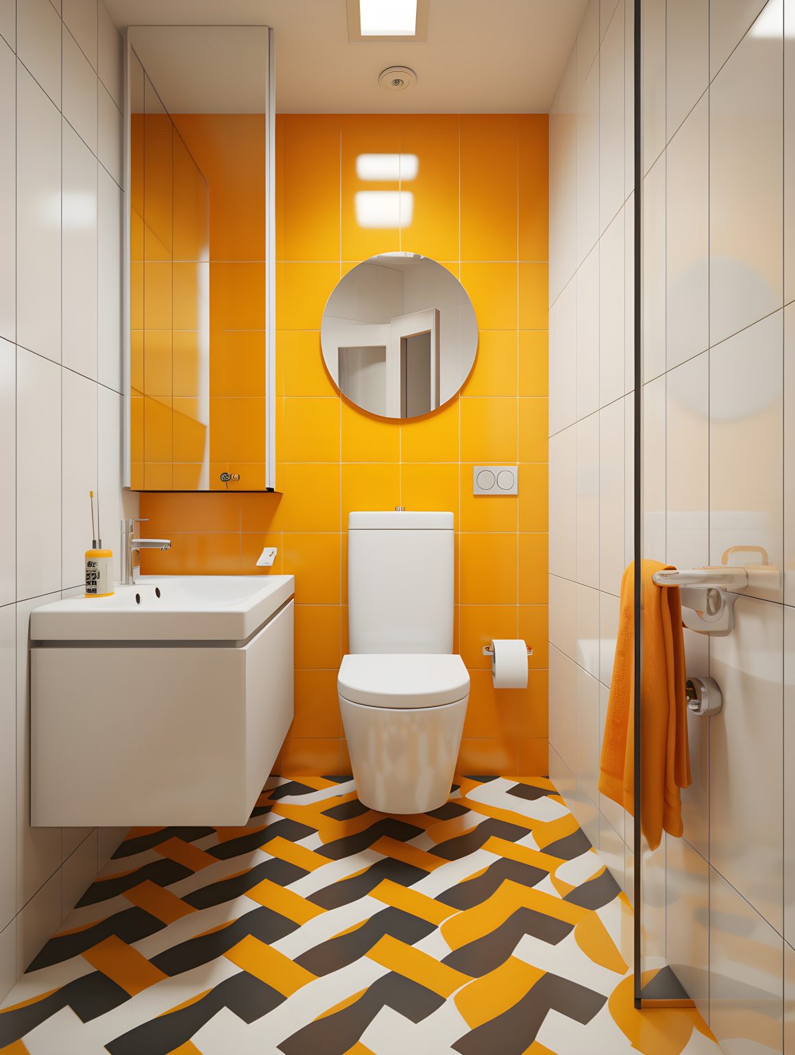 Une combinaison de jaune et blanc qui apporte beaucoup de dynamisme et de gaiete