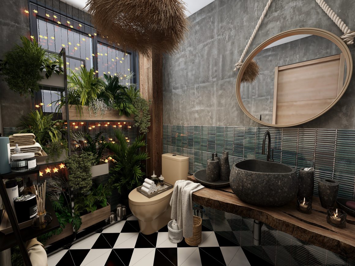 Creez une atmosphere relaxante avec des plantes pour votre toilettes
