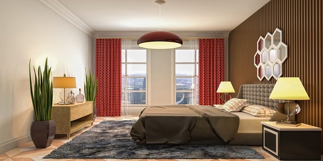 Pour créer un contraste dans votre chambre, associez toujours une couleur foncée avec une couleur claire. 
