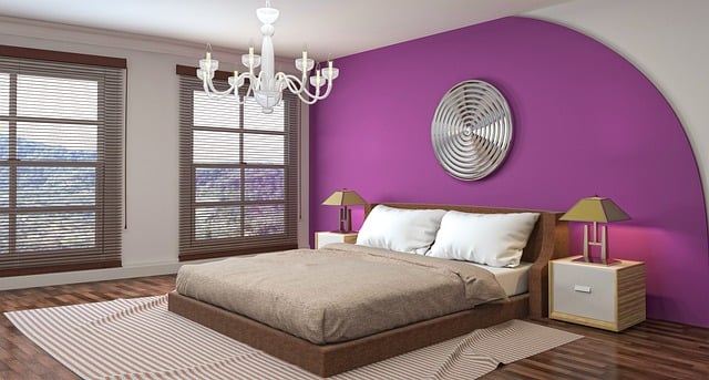 Peinture chambre adulte, fuschia et blanc très elegant et chic