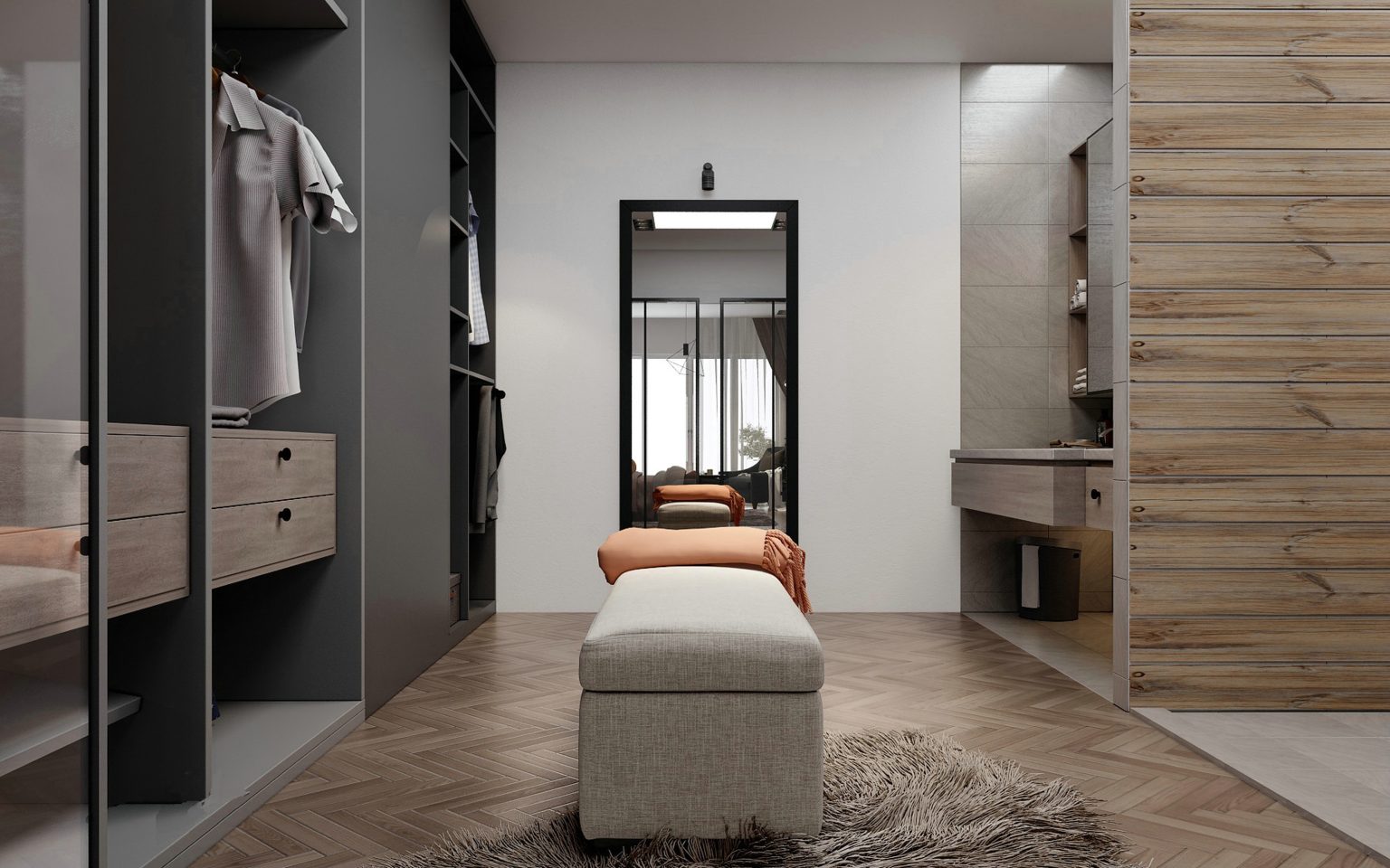 Aménagement dressing sur mesure avec un architecte d’intérieur