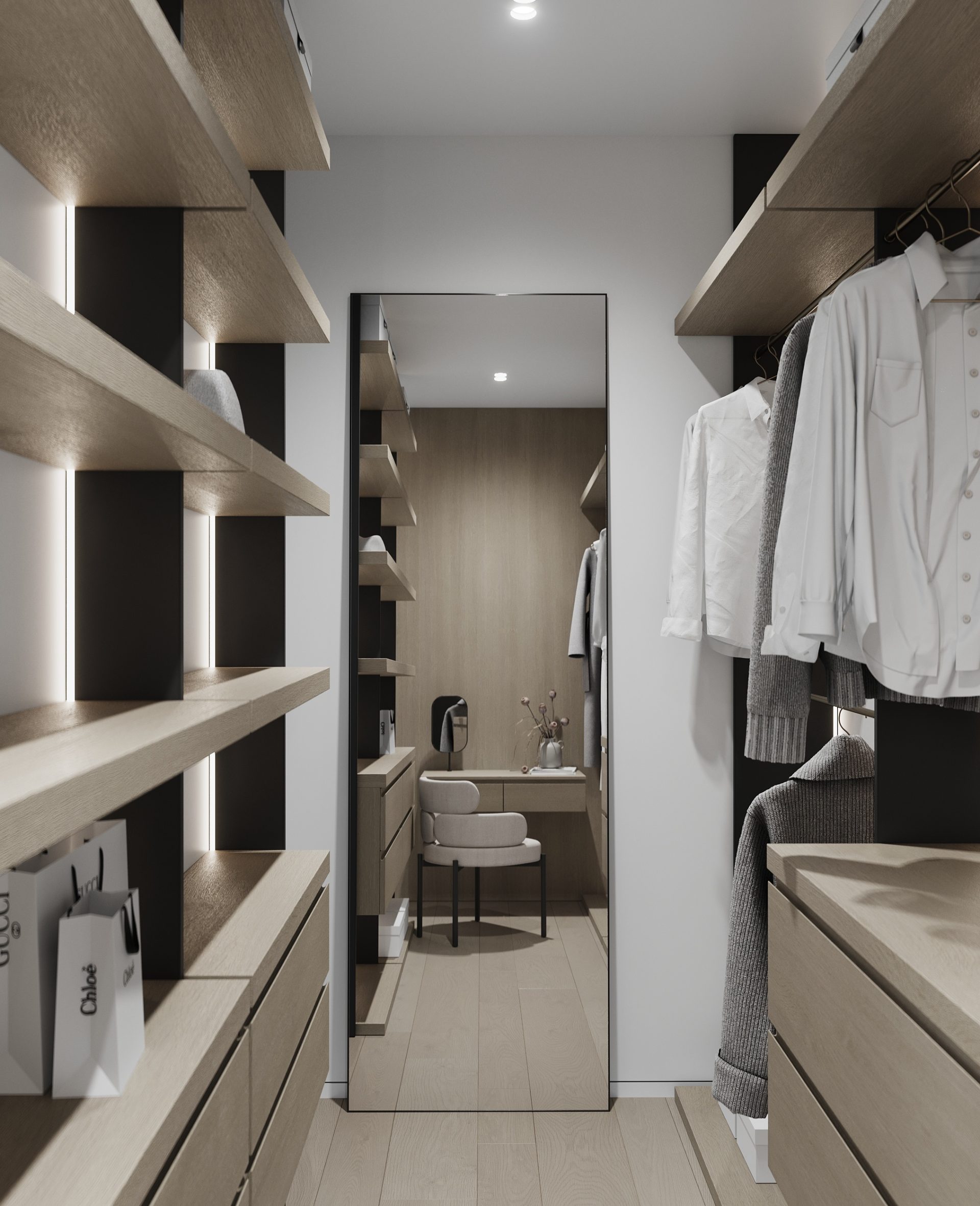 Aménagement dressing sur mesure avec un architecte d’intérieur