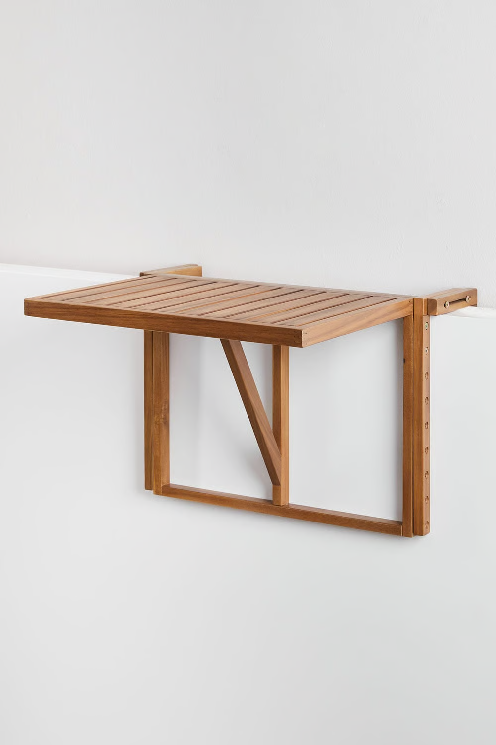 Table rectangulaire, suspendue et pliante