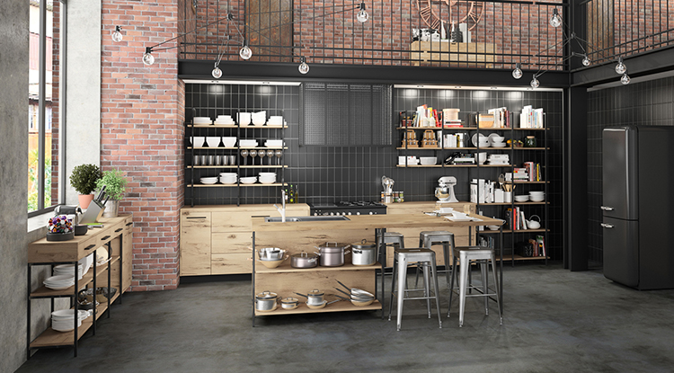 modern-kitchen-with-industrial-style-in-big-loft