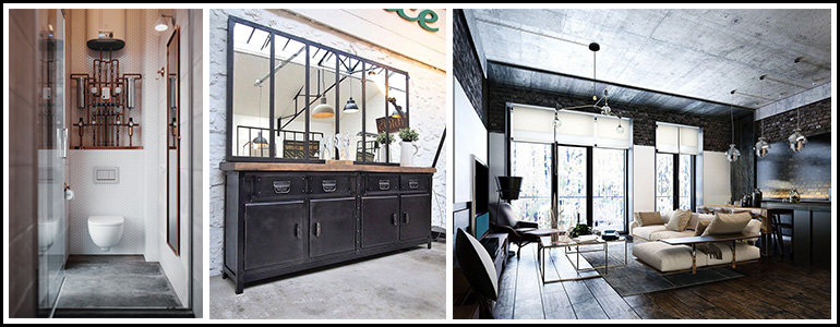 interieur-style-industriel-decorer-avec-des-structures-metalliques-et-sol-en-beton